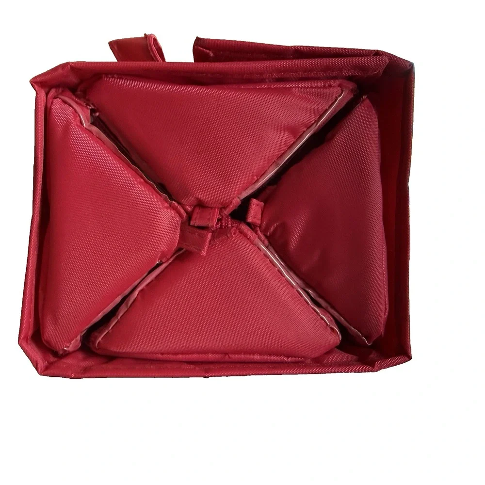 JOY MANGANO Better Beauty Roll Up Case Large Hot Pink Travel Organizer NWOT